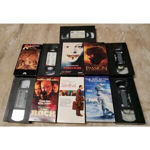 VHS Tapes Lot of 11 Blockbuster Classics